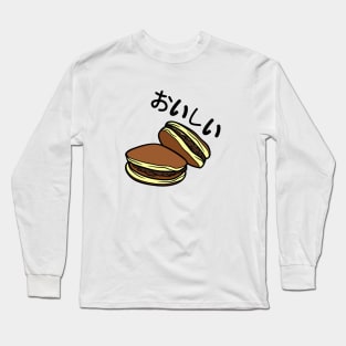 Dorayaki Sweets Japan Japanese Nippon Foodie Vintage Long Sleeve T-Shirt